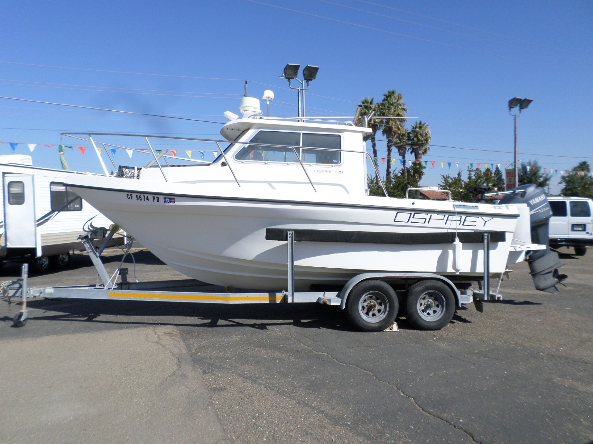 1998 Osprey 21 Fisherman Pilothouse Fishing Boat