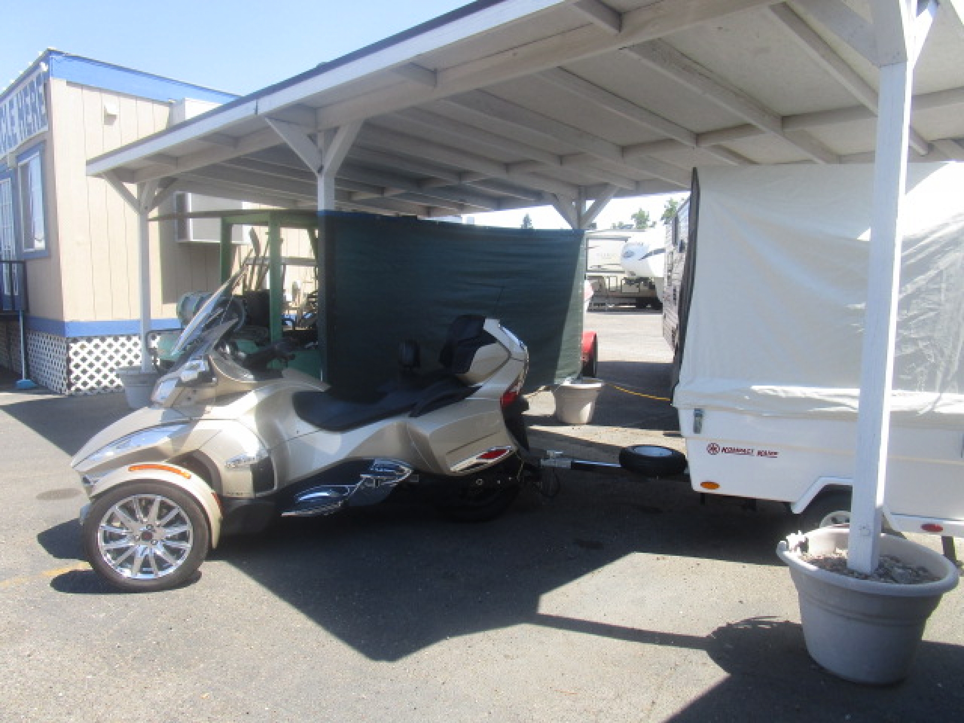 Can Am With Tent Trailer Spider Limited 2018