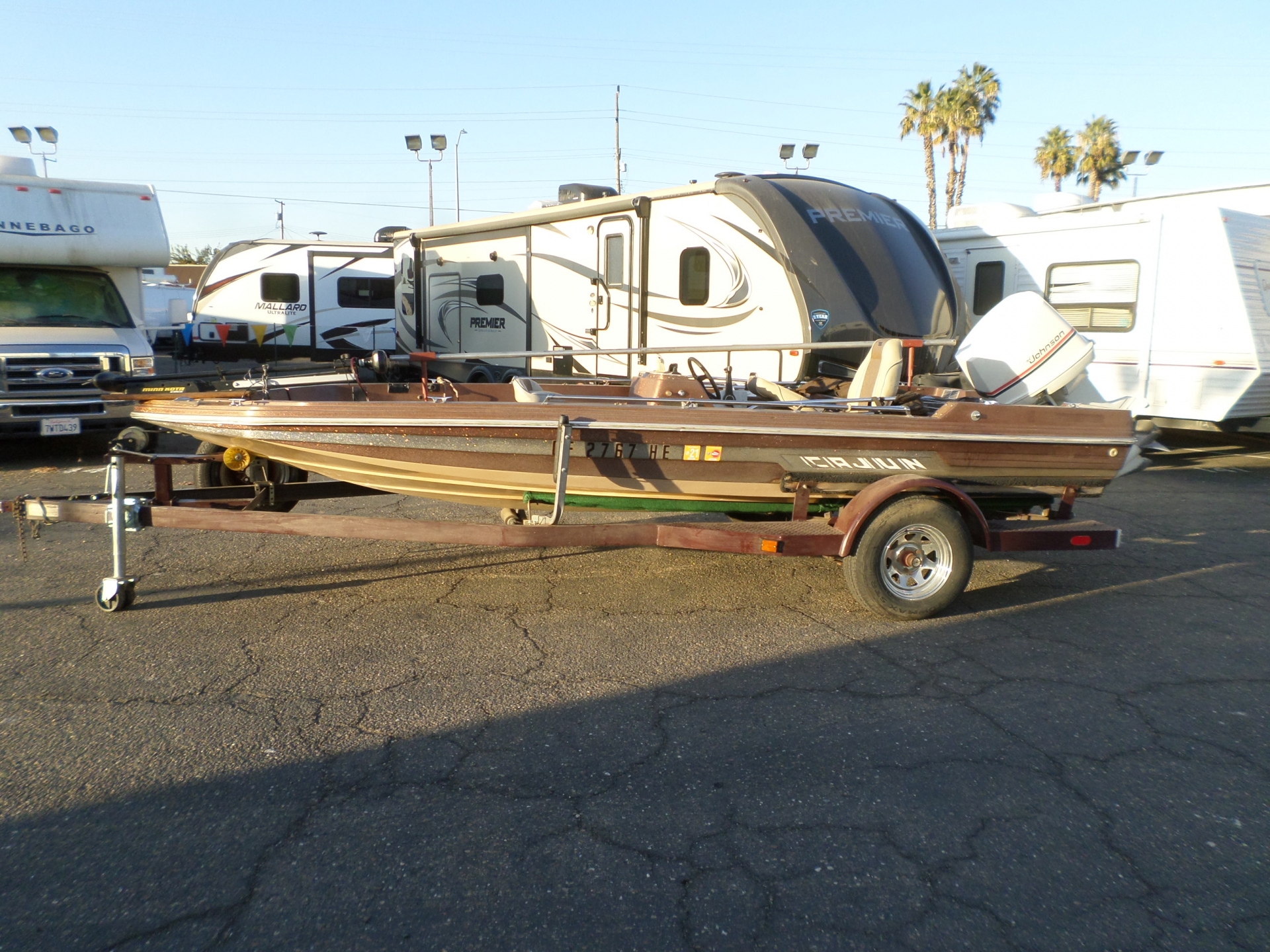 Boat for sale 1982 Cajun Bass Boat 18' in Lodi Stockton CA Lodi Park