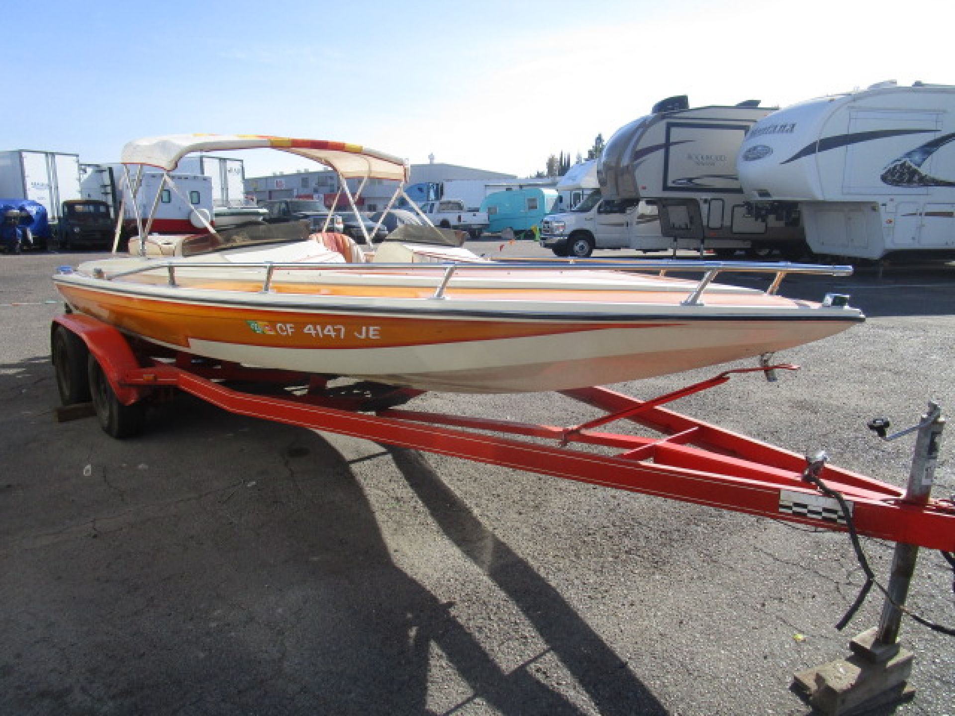 Boat for sale 1985 Marlin InboardOutboard Ski Boat 19' in Lodi