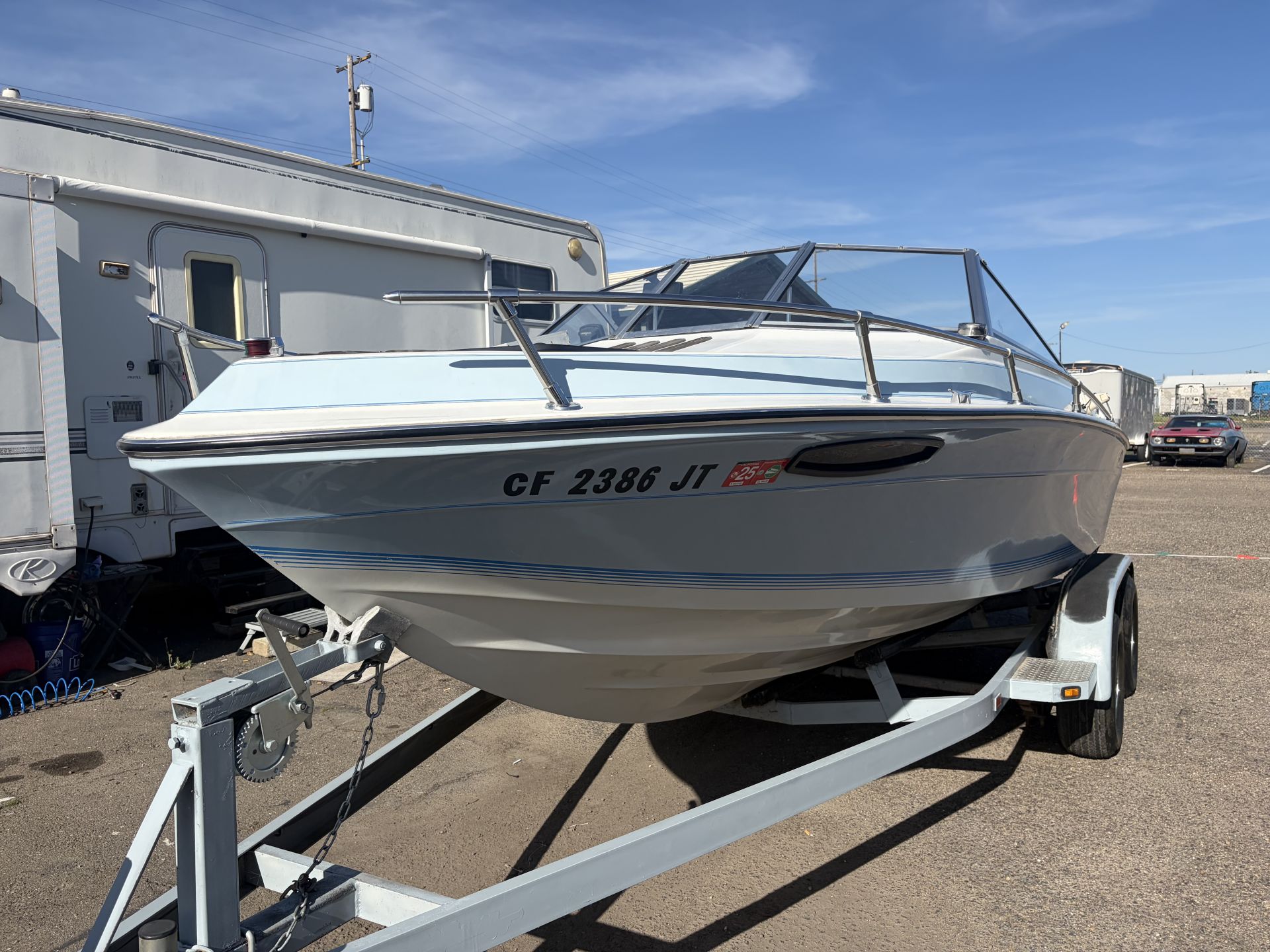 1989 Bluewater I O Cuddy Cabin  Boat