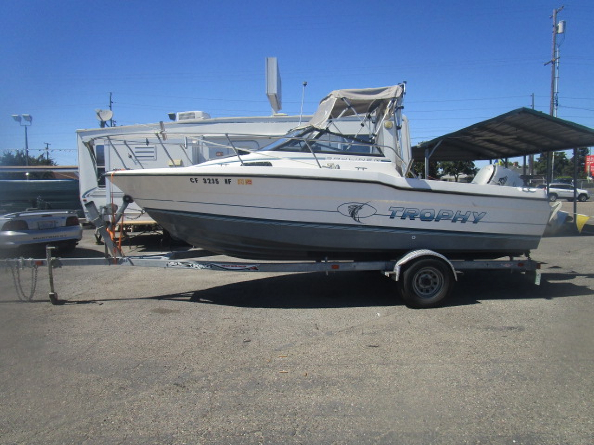 Boat for sale: 1991 Bayliner Fishing Boat Trophy Cuddy Cabin 20' in Lodi  Stockton CA - Lodi Park and Sell