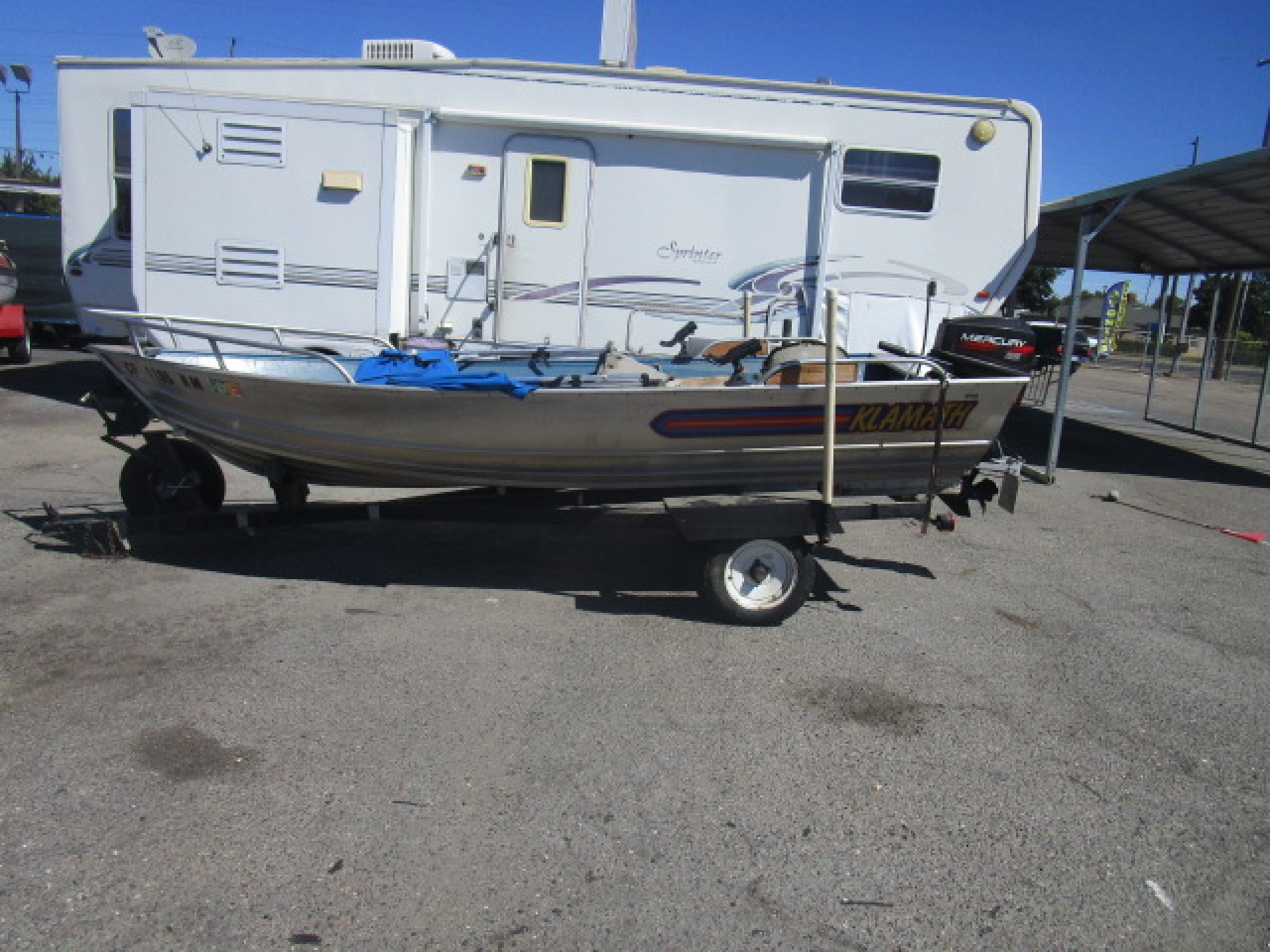 1994 Klamath Aluminum Fishing Boat