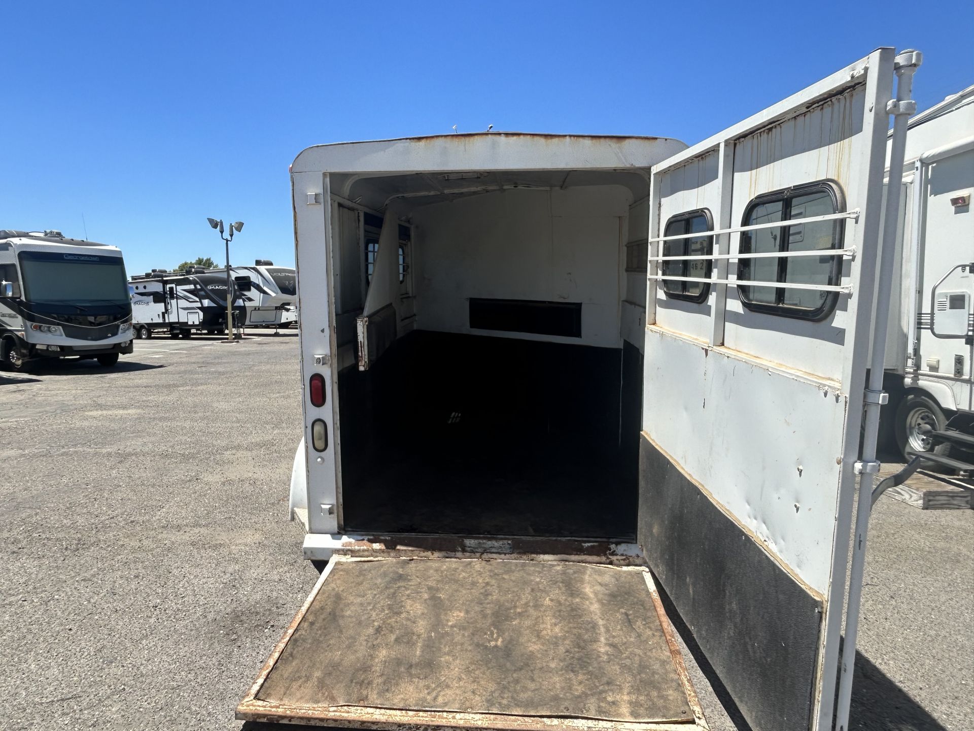 RV for sale 1995 Two Horse Trailer Slant 25' in Lodi Stockton CA Lodi Park and Sell