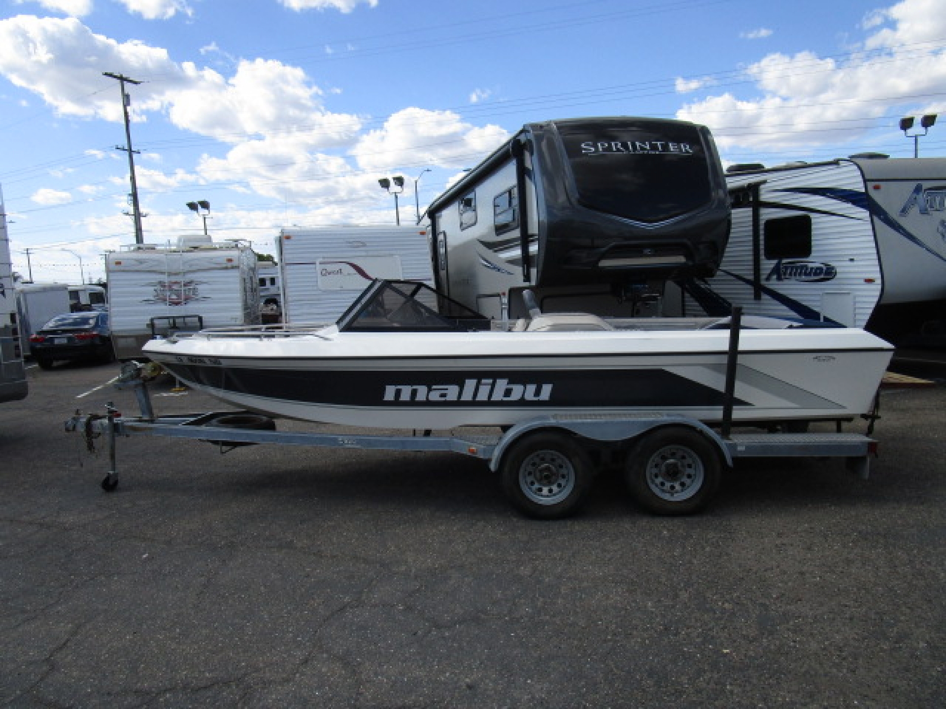 1992 Malibu Comp Ski Boat Sunsetter Open Bow