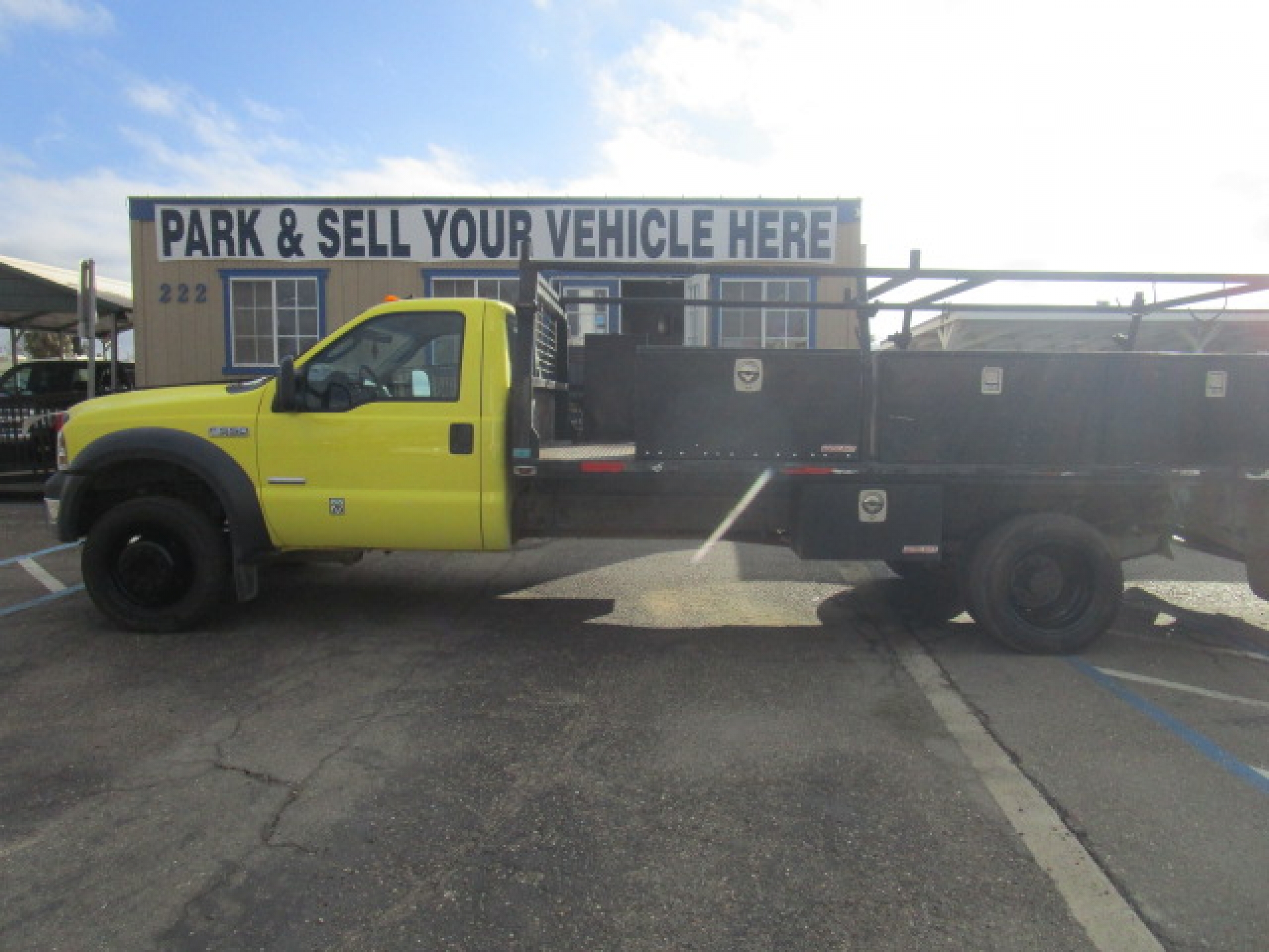 2007 Ford Flatbed Diesel Truck F550 XL Super duty