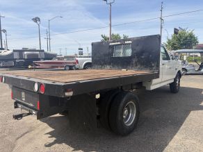1990 Ford F-350 XLT Lariat Dually Deisel Flat Bed Truck Photo 4