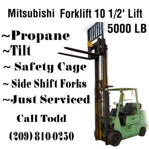 1996 Mitsubishi 5000 LB Forklift Photo 6