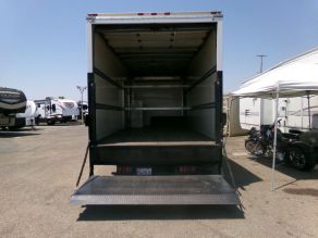 2012 Isuzu NPR HD Tilt Cab Supreme Box Truck W Rail Lift Gate Photo 3
