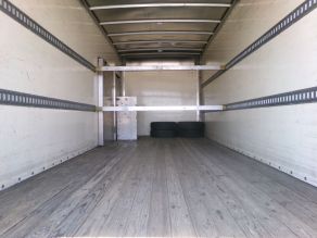 2012 Isuzu NPR HD Tilt Cab Supreme Box Truck W Rail Lift Gate Photo 4