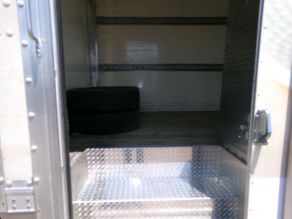 2012 Isuzu NPR HD Tilt Cab Supreme Box Truck W Rail Lift Gate Photo 5