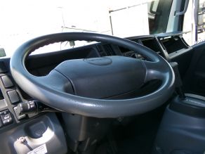 2012 Isuzu NPR HD Tilt Cab Supreme Box Truck W Rail Lift Gate Photo 6