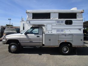 1998 North Star Cab Over Pop-up Camper Dodge 3500 4X4 Dually TC-800 and Custom Built Combo