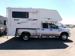 2007 Dodge 1 Ton Dually  and Lance 951 Cab Over Camper Combo