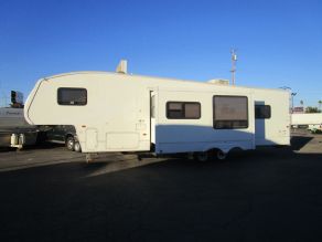2007 Keystone Cougar 310SRX Fifth Wheel Toy Hauler
